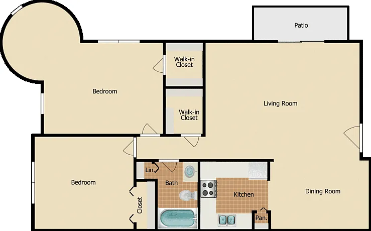 The Beacon Floorplan Diagram