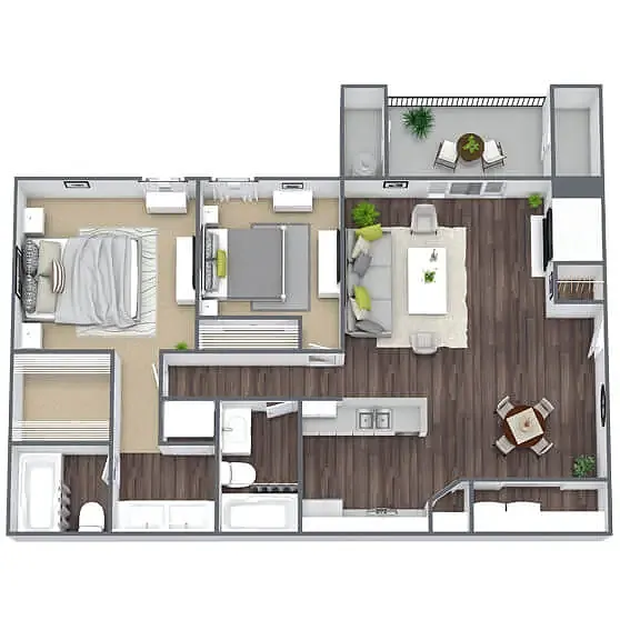 Floor plan B1 Bronze