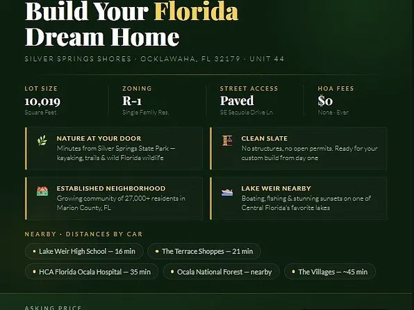 0 Silver Springs Shrs #44, Ocklawaha, FL 32179