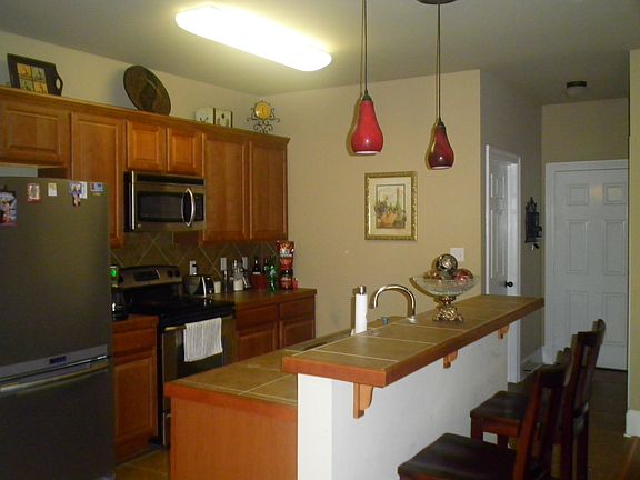 Bar Top with Pendelent Lights