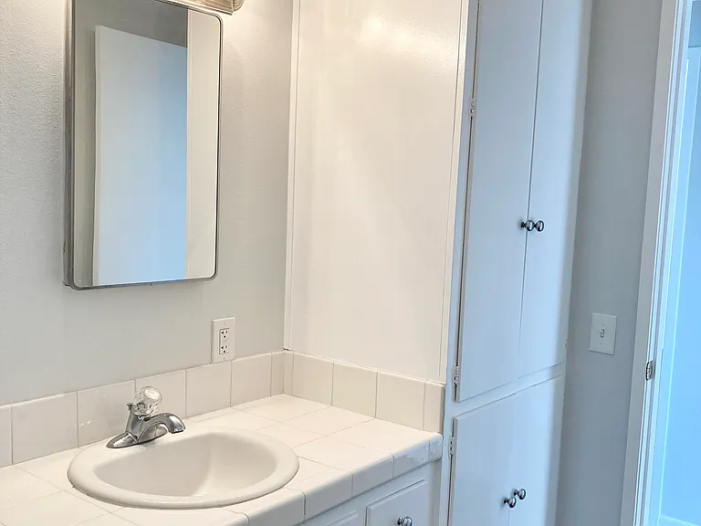 Bathroom with storage