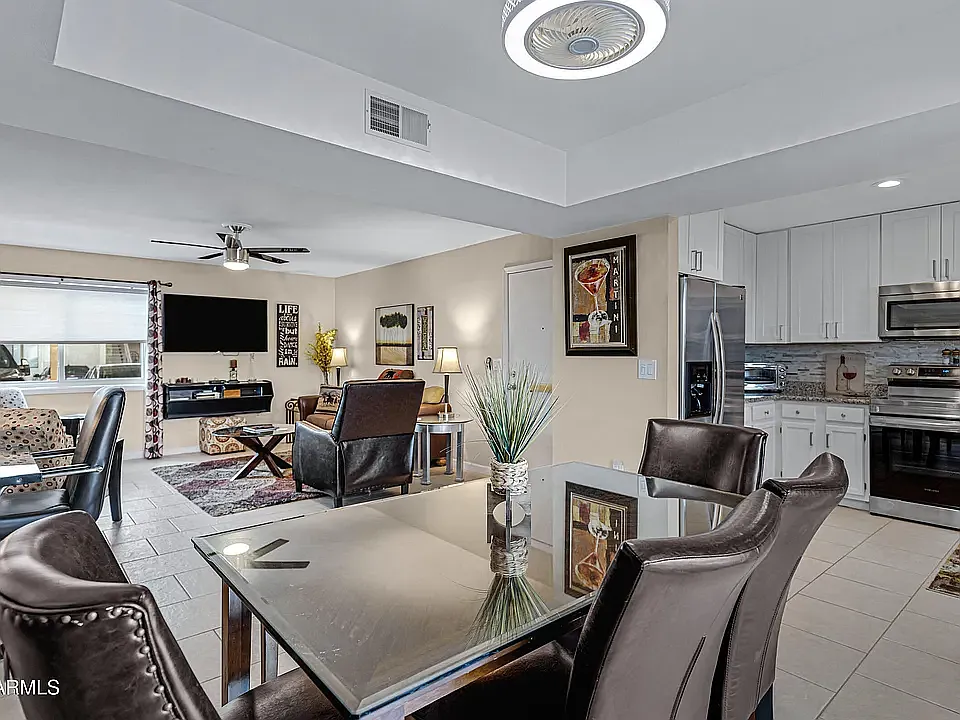 From Dining Room
Open Plan L.R. & Kitchen - E Palisades Blvd