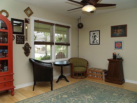 Front room can be second living room or dining, currently used as music room.