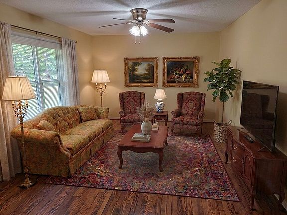 Living room virtually staged.