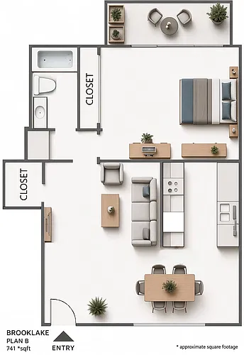 Floor plan Plan B
