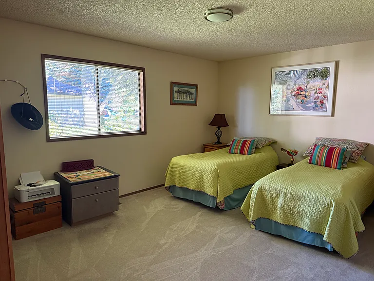 Guest bedroom off hallway