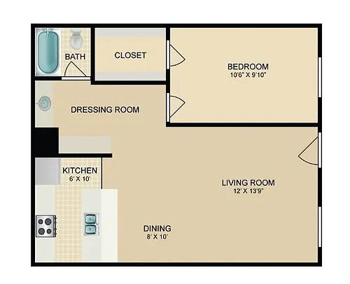 Floor plan Olive