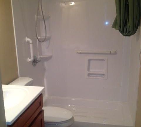 Renovated bathroom