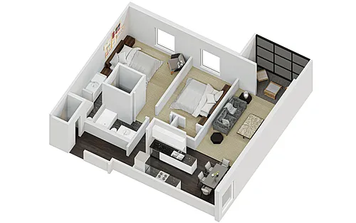 Floor plan B1