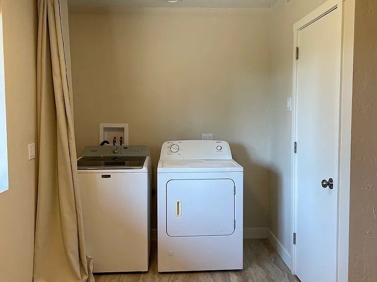 Laundry in unit.