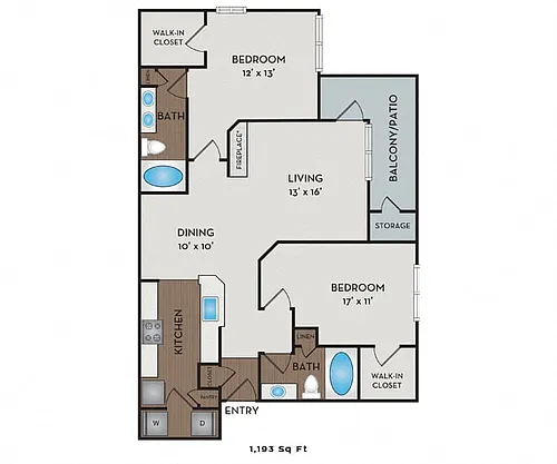Floor plan Pinehurst
