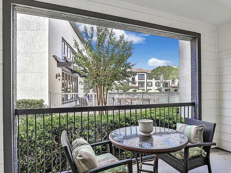 Private Balconies with Stunning Pool Views