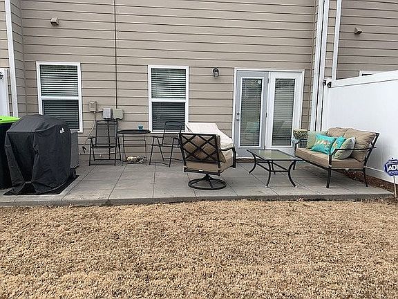 Rear extended patio