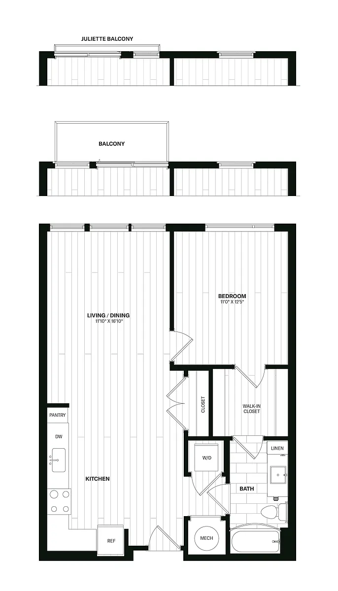 Floor plan 1B