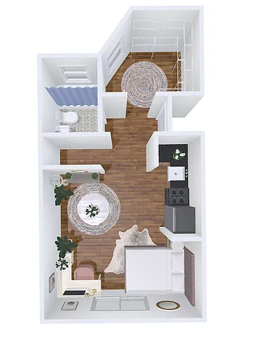 Floor plan studio 1