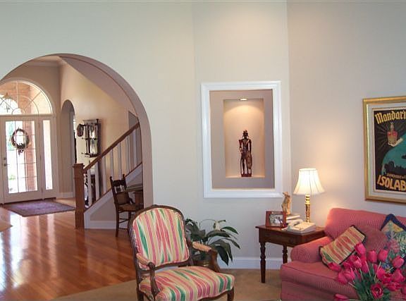 View from Den to Front Door