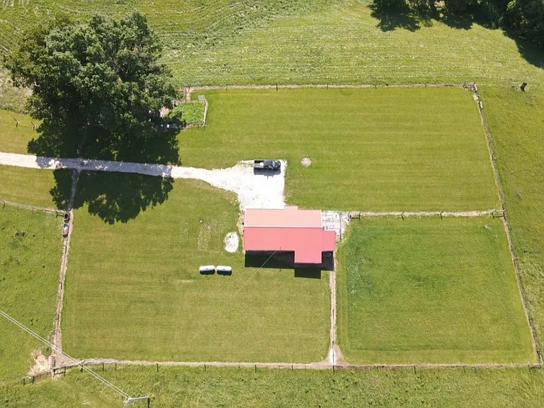 Overhead of Cabin and yards
