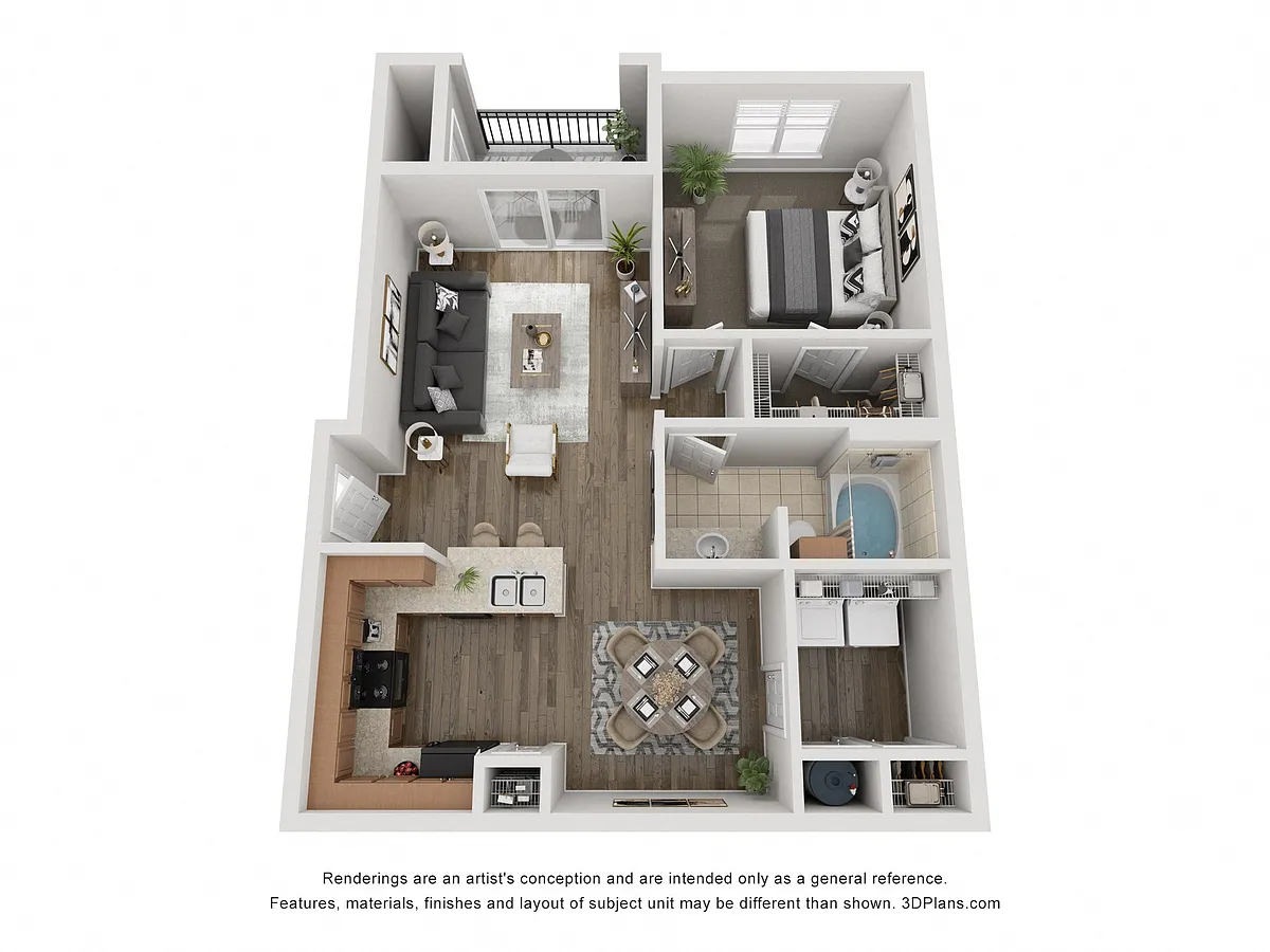 Floor plan A1D