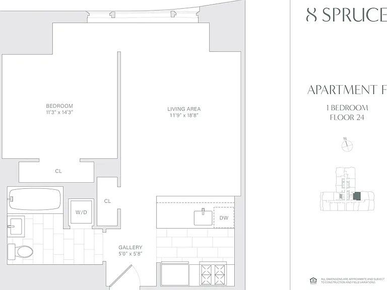 8 Spruce St #24F — Photo 2