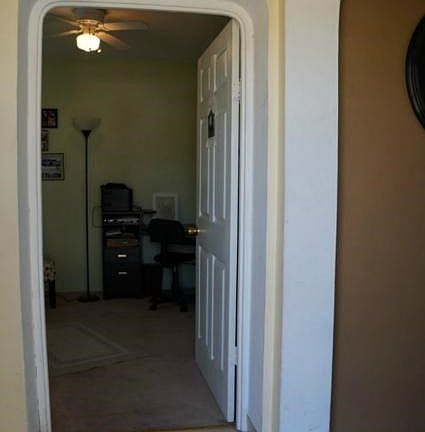Detailed Rounded doorways from entrance to Bedroom 3 and Living Room