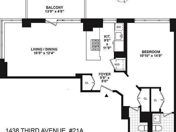 2nd image of 1438 3rd Ave APT 21A