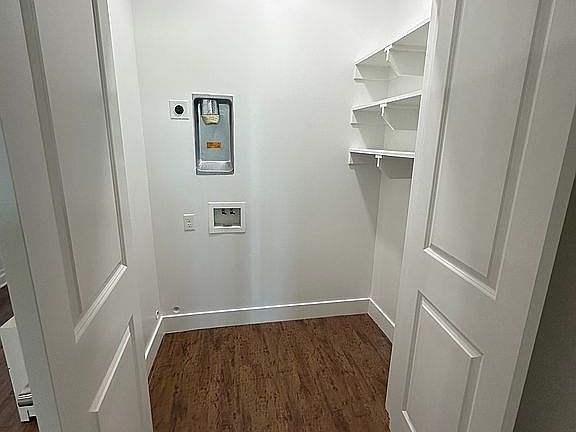 Laundry closet