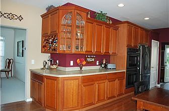 Glass Cabinets and Wine Rack