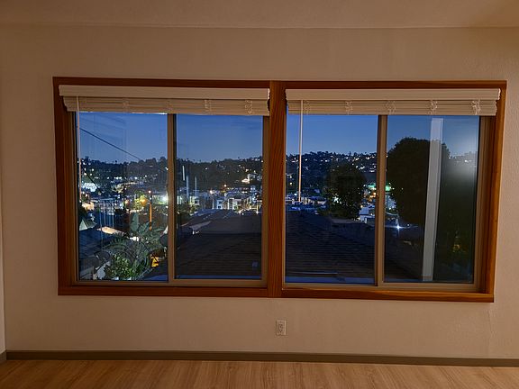 Night view from living room