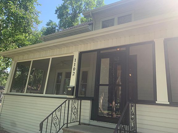 Newly renovated enclosed front porch