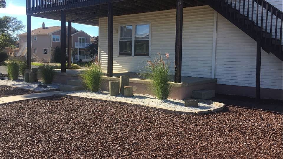 First Floor view of porch from side driveway