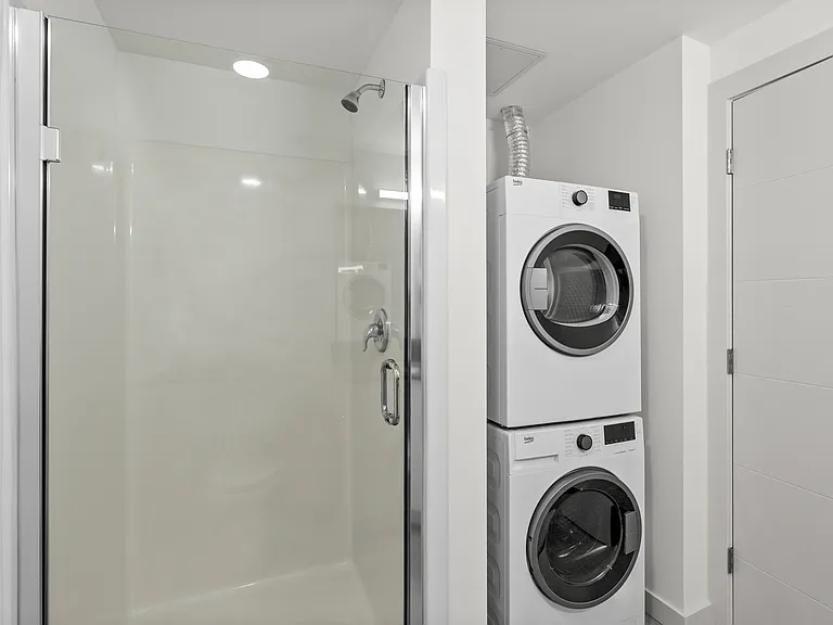 Studio Bathroom + In-Unit Washer and Dryer Studio Bathroom + In-Unit Washer and Dryer