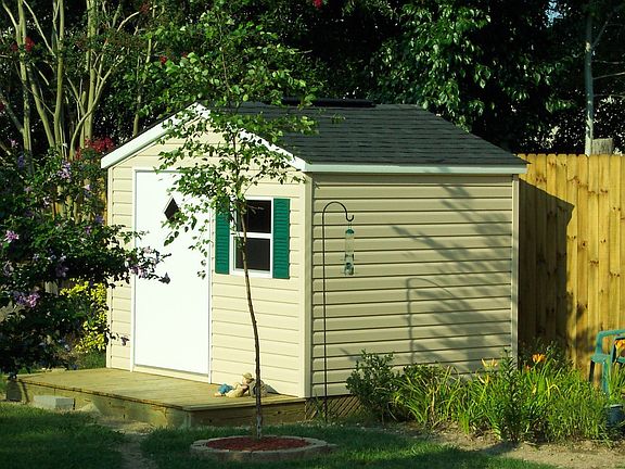 8x10 Wired Garden Shed
