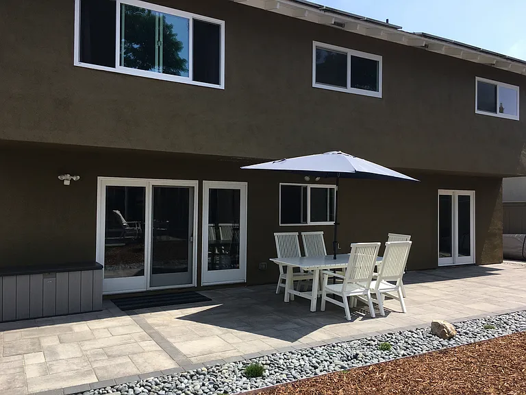 Back patio