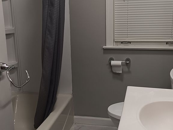 Upstairs bathroom, withdouble sink