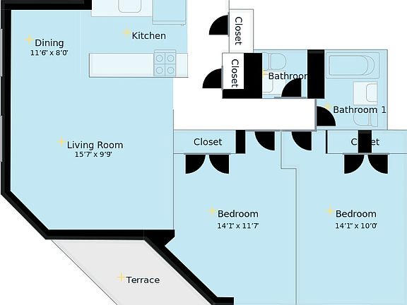 2nd image of 484 2nd Ave APT 15F