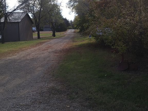 View down road to home