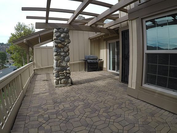 Rear patio