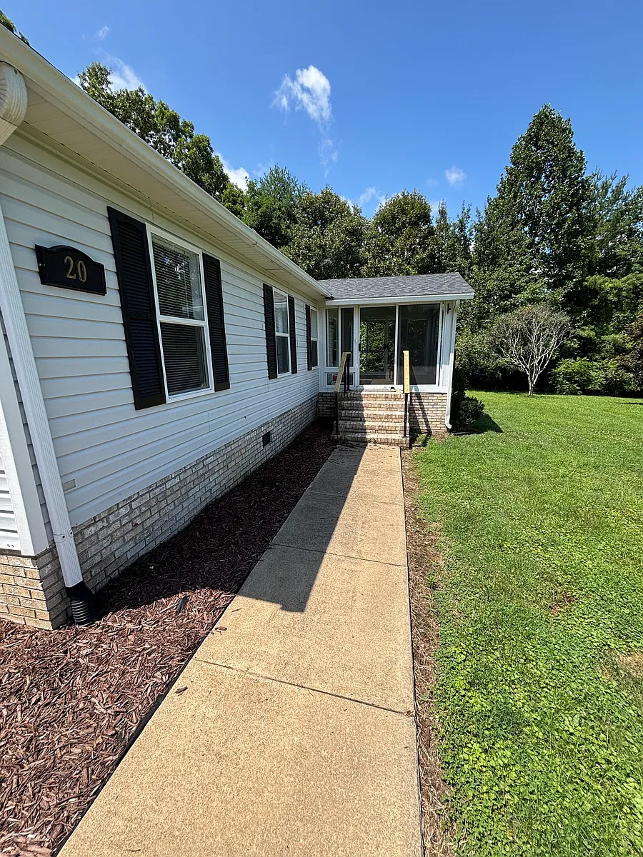 Side walk to front door - 20 Hodges Knoll Dr