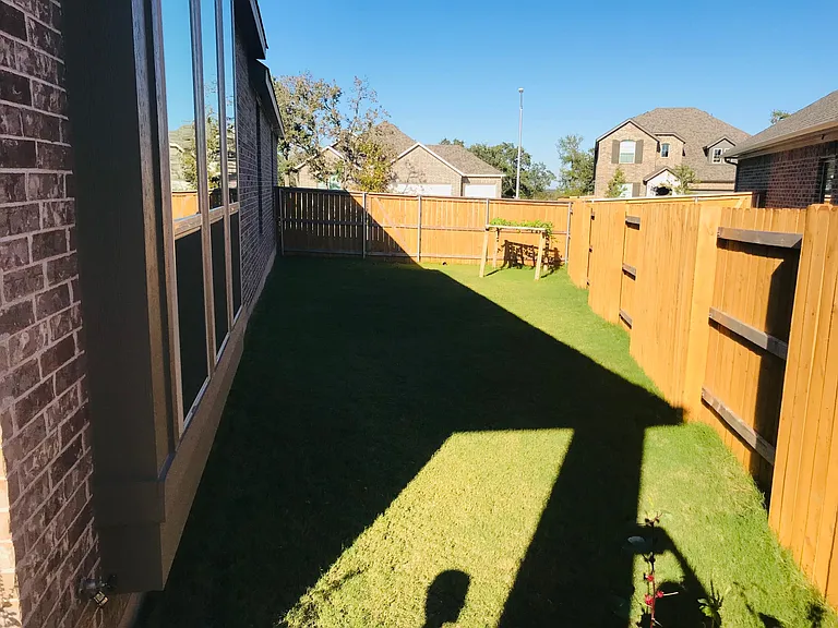 Sideyard on EastSide of home