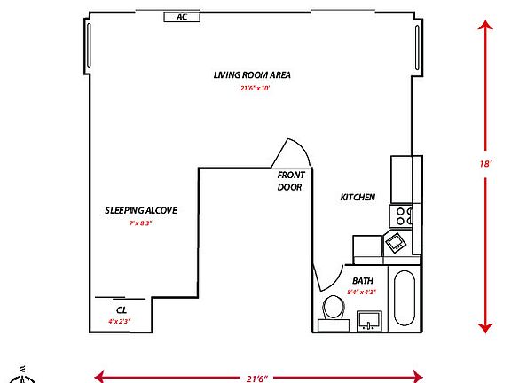 2nd image of 44 Columbia Pl APT 2A