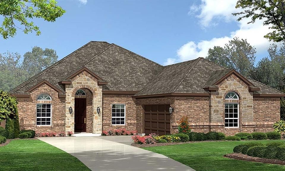 D.R. Horton's Cedar Park Floorplan. Actual home may differ from illustration.