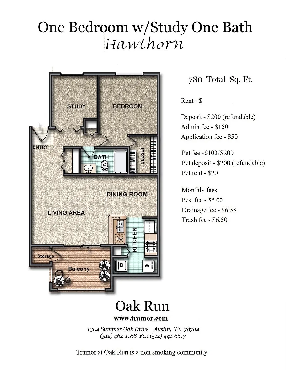 Floor plan Hawthorn