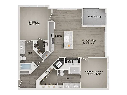 Floor plan B21
