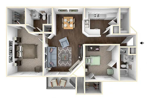 Floor plan B1