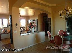 looking from the front door
