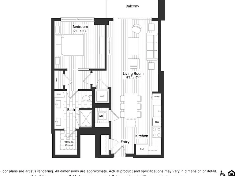 1F floor plan Novo Las Olas