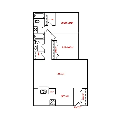 Floor plan B6 Renovated