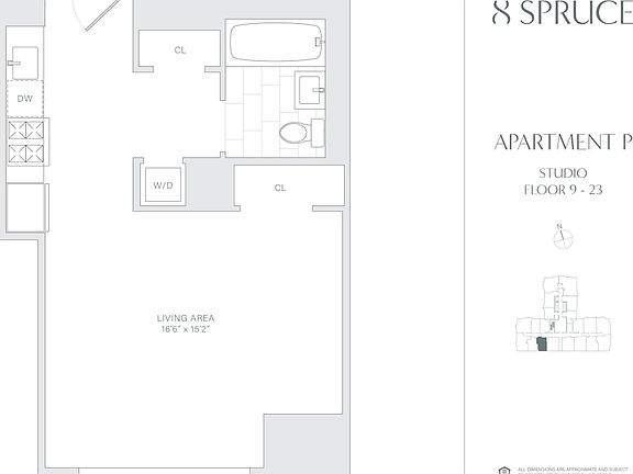2nd image of 8 Spruce St APT 18P