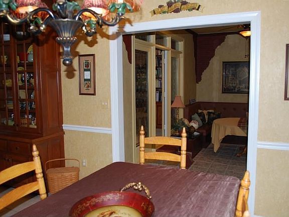 Heat & aired enclosed porch off kitchen