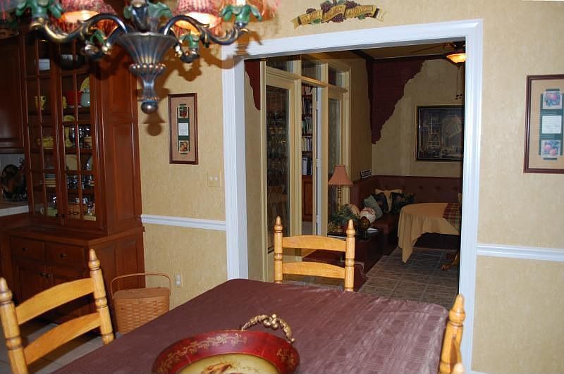 Heat & aired enclosed porch off kitchen